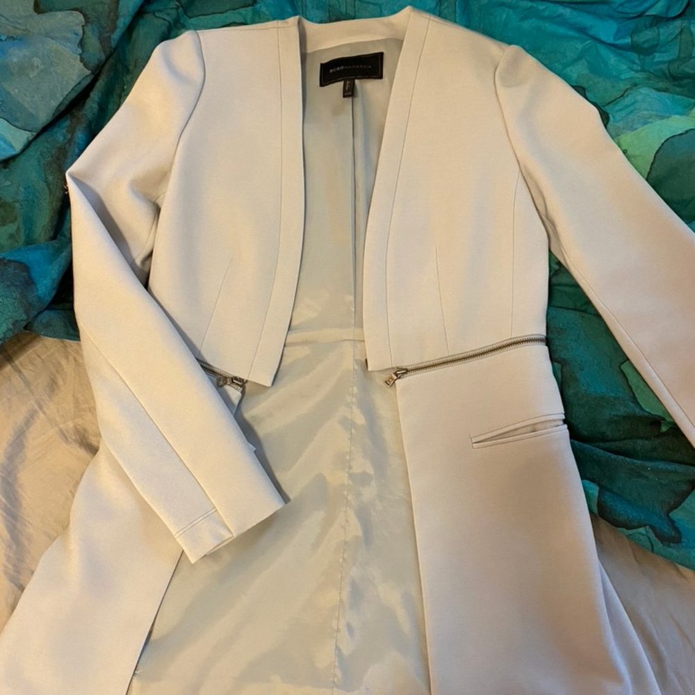 BCBG Derek Zip-Waist Blazer BCBGMaxAzria Coat